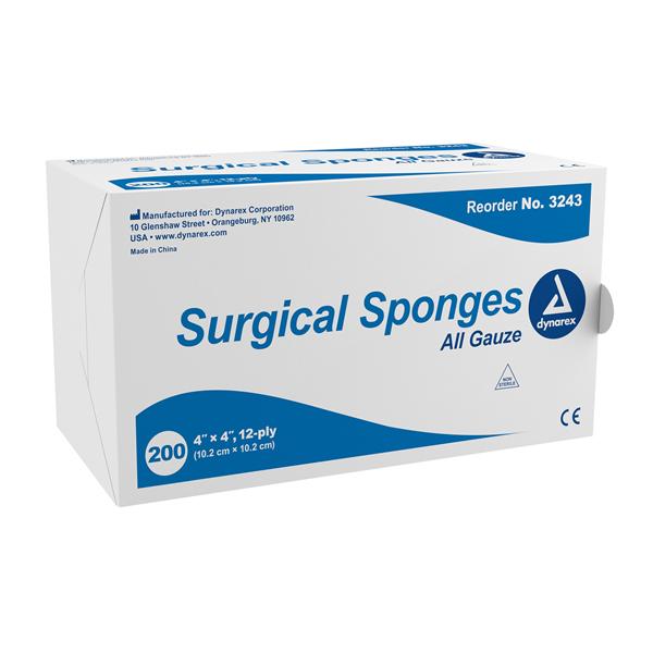 Sponge Gauze 100% Cotton 4x4\